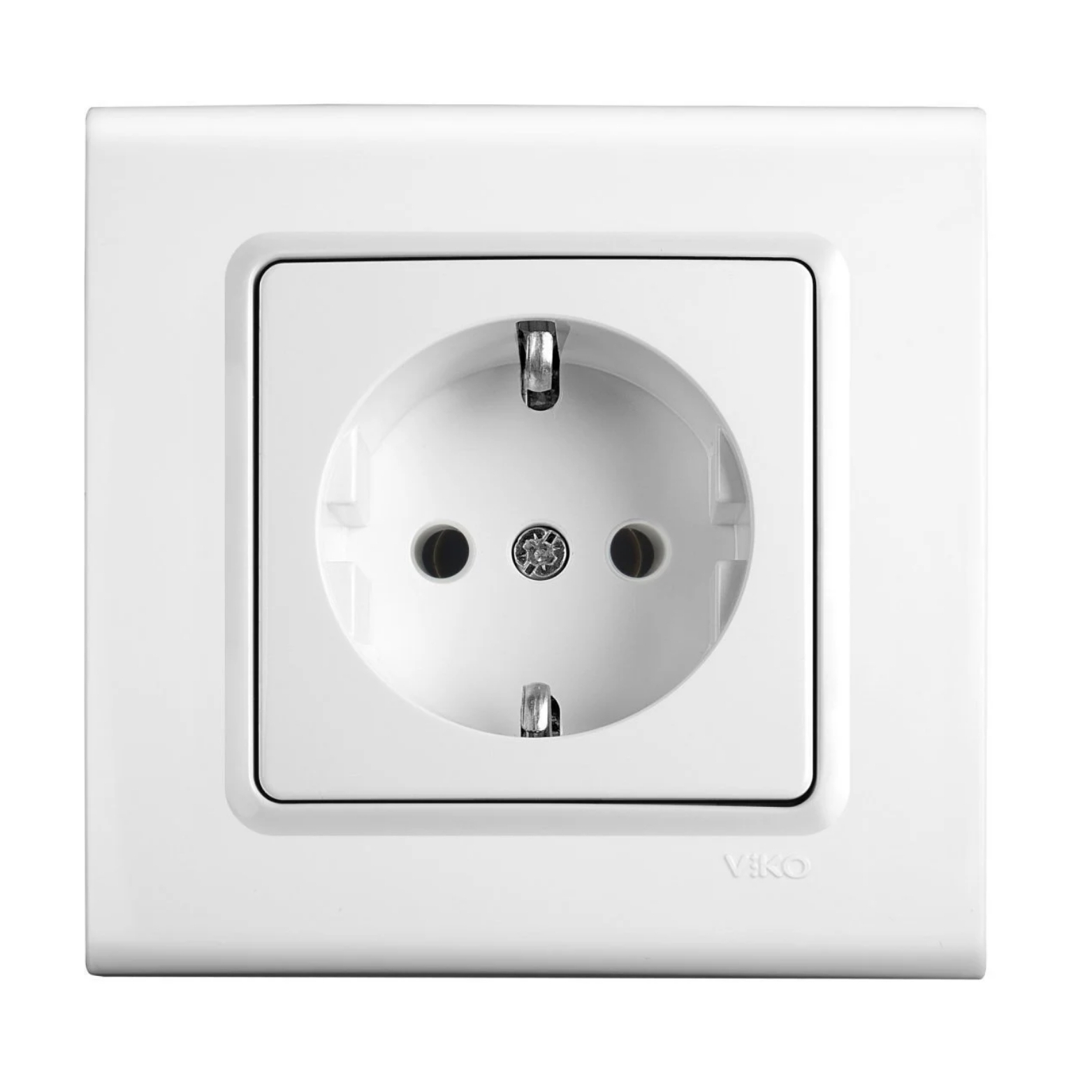 VİKO LİNNARA S BEYAZ TOP PRİZ ÇERÇEVELİ 91400008